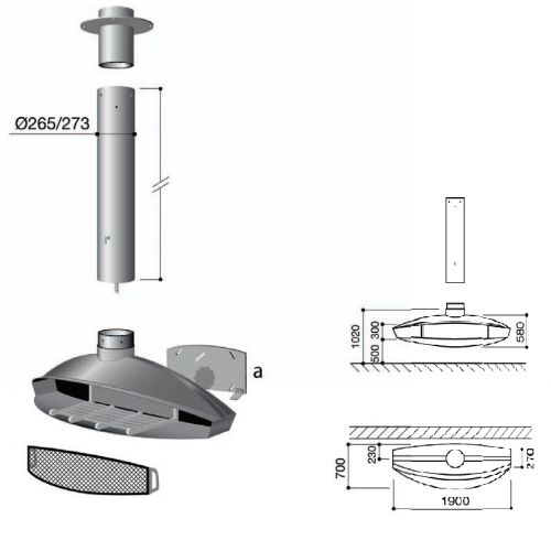 Камин дровяной Focus Antefocus