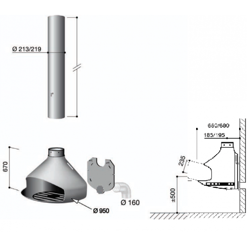 Камин дровяной Focus Paxfocus