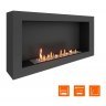 Биокамин SteelHeat WALL ONE 1100 черный (Стандарт)