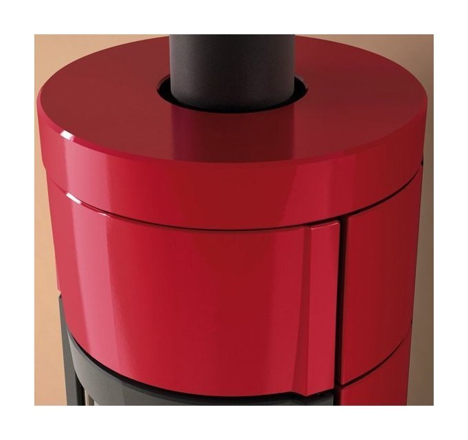 Чугунная печь камин La Nordica Fortuna Panorama Bordeaux