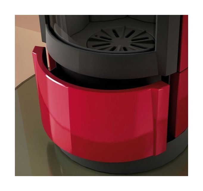 Чугунная печь камин La Nordica Fortuna Panorama Bordeaux