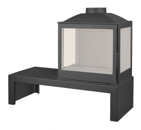Печь LCI 5 GFLR Table, два боковых стекла (Liseo Castiron)