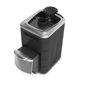 Дровяная печь для бани TMF Гейзер Мини 2016 Carbon ДН ЗК антрацит