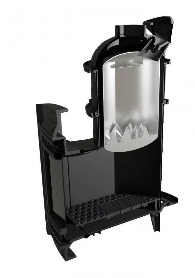 Банная печь Атмосфера XL в ламелях Верде Гватемала