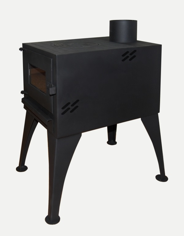 Печь-мангал с плитой ЭкоКамин Кёльн-турбо (РК 009Т)