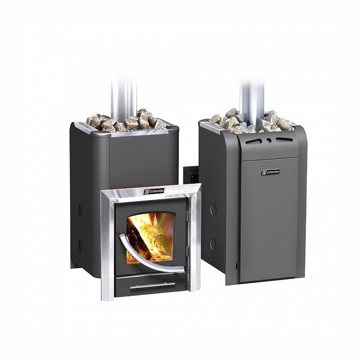 Дровяная печь для бани Ермак 12 ПС (2012)