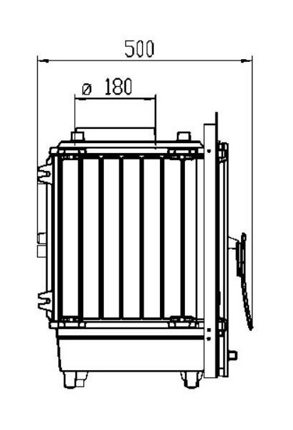 Каминная топка Plamen BARUN 1
