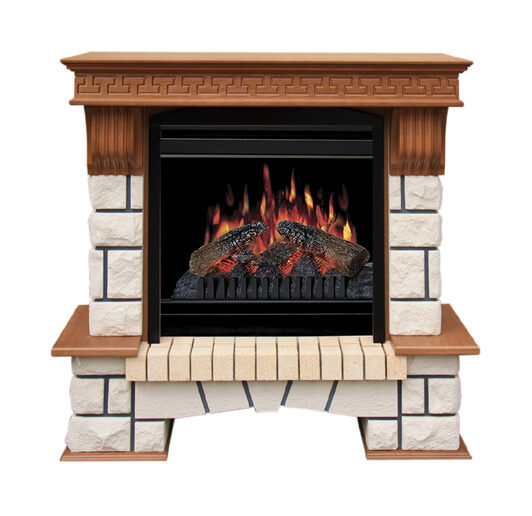 Портал Pierre Luxe под очаг Ganon белый