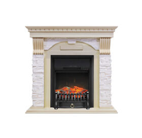 Портал Dublin арочный сланец крем под классические очаги