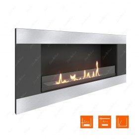 Биокамин в нишу SteelHeat LONG-H 900 Small (Стекло)