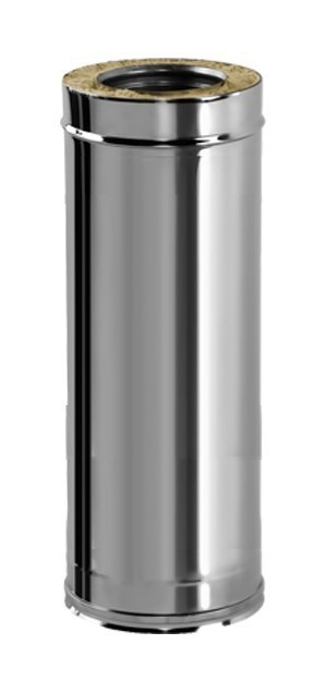 Труба прямая L1000 D120/220, AISI 321, 0,8 мм/304 (Вулкан)