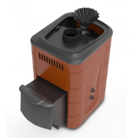 Дровяная печь для бани TMF Гейзер Мини 2016 Carbon ДА ЗК ТО терракота