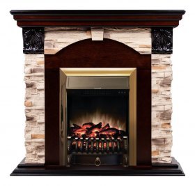 Электрокамин RealFlame Dublin Rock STD/EUG AO Fobos S BR