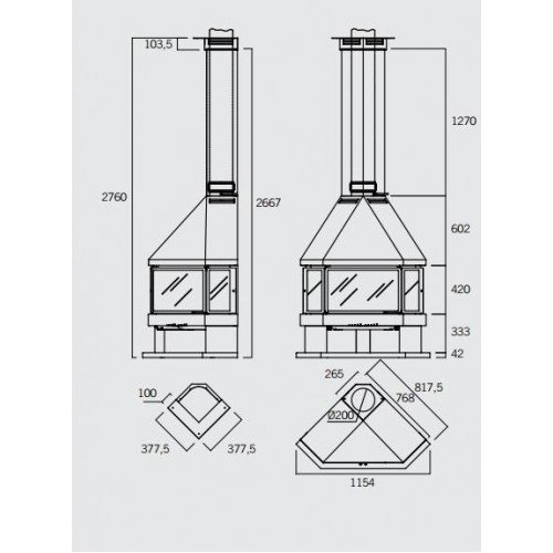 Камин Rocal Estela