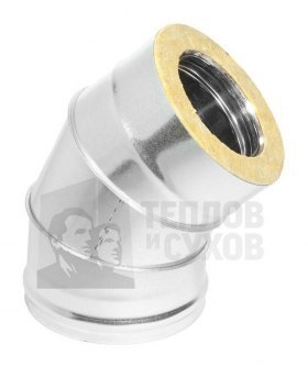 Отвод Термо 45* ОТ-Р 430-0.5/Оц. D120/180