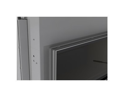 Каминная топка Brunner Architecture-Eck 38/86/36 с левым углом монтажная рама 50 мм