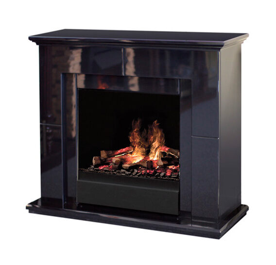 Портал Suite Black под очаг Albany Черный лак