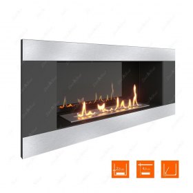 Биокамин в нишу SteelHeat LONG-H 900 Small (Стемалит)