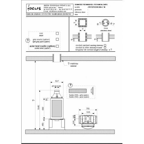 Камин дровяной Focus Pictofocus 860