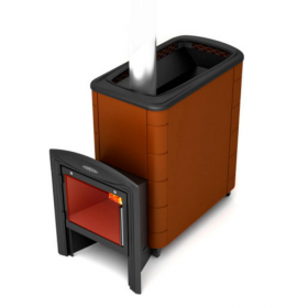 Дровяная печь для бани TMF Тунгуска XXL 2013 Inox Витра терракота