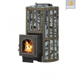 Чугунная печь для бани Везувий Ураган Ковка 22 (270)