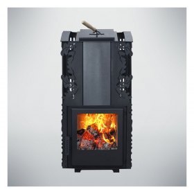 Дровяная печь для бани Варвара Терма Каменка укороченная