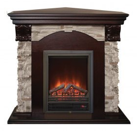 Электрокамин RealFlame Dublin Rock Corner STD/EUG AO с  Eugene