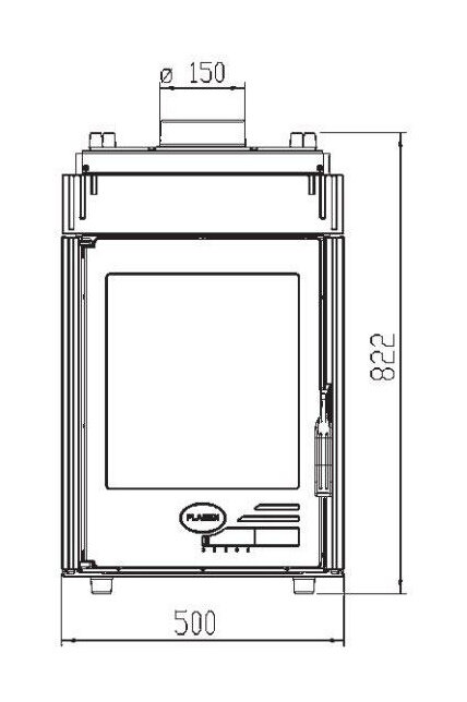 Каминная топка Plamen VESTA