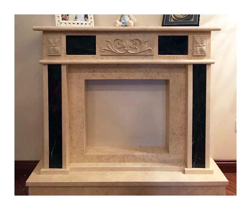 Мраморный портал Madeira Rowan с резьбой