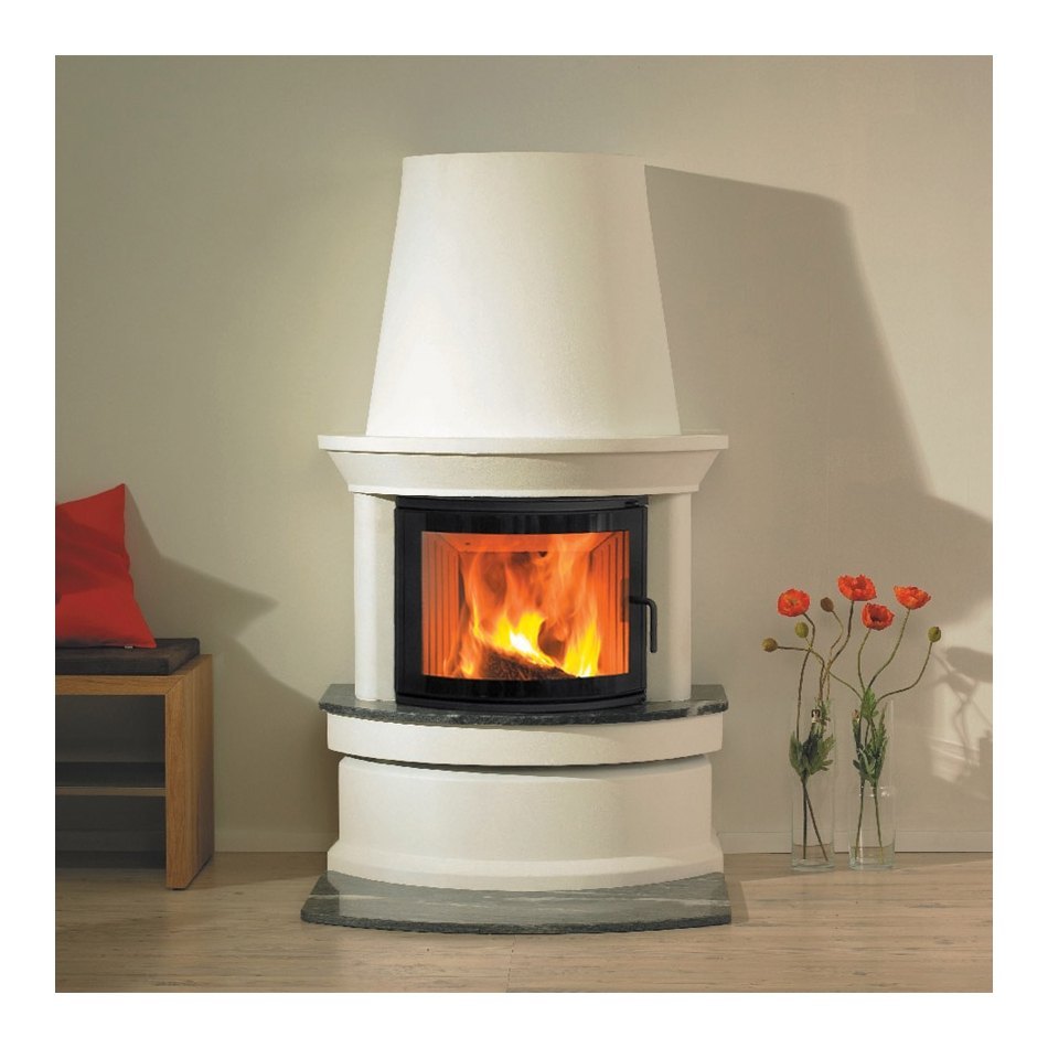 Чугунная печь камин Nordpeis Geilo пристенный