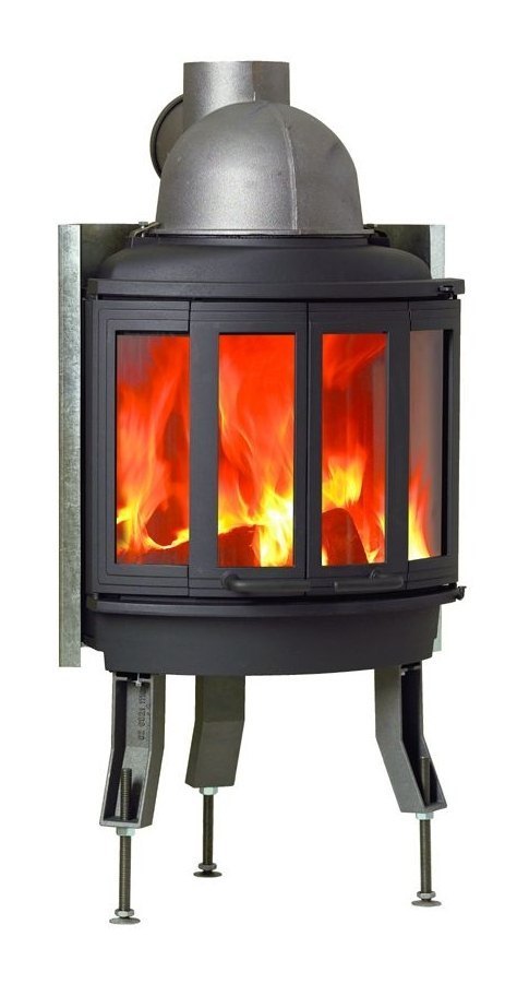 Чугунная печь камин Nordpeis Geilo пристенный