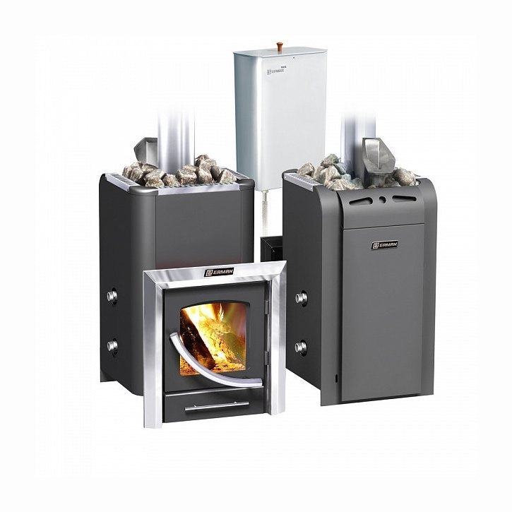 Дровяная печь для бани Ермак 16-ПС Классика