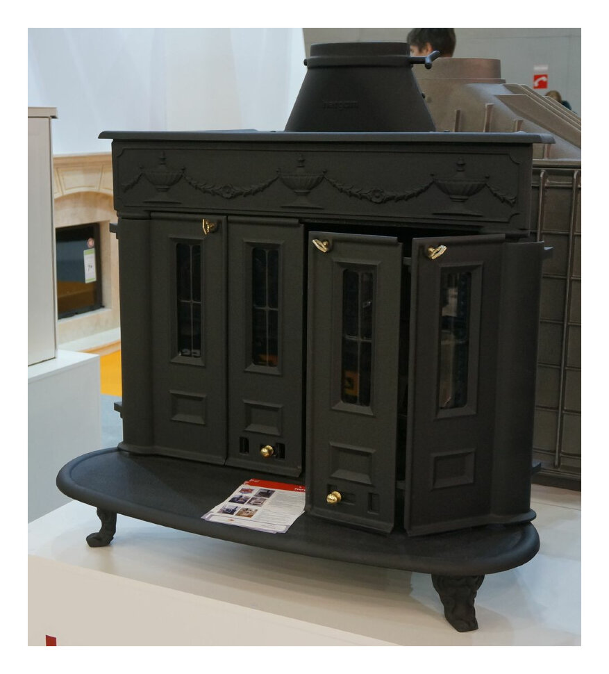 Чугунная печь камин Hergom Franklin 82