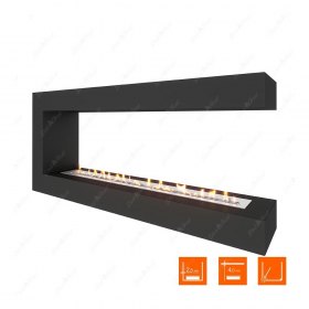 Биокамин торцевой SteelHeat GRAND 1500 (Стандарт)