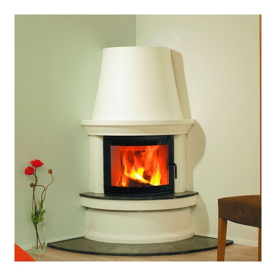 Чугунная печь камин Nordpeis Geilo угловой