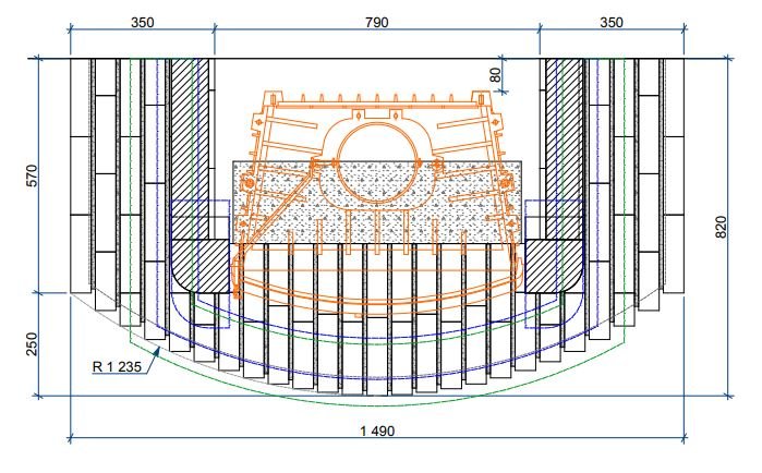 Каминная облицовка Sunhill Brussels