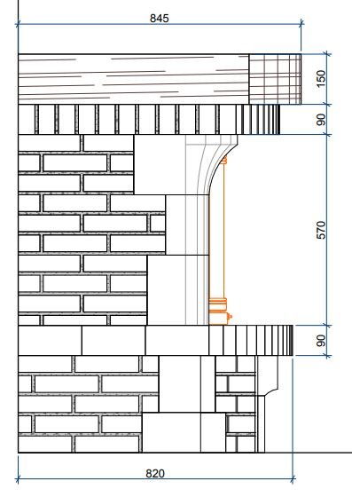 Каминная облицовка Sunhill Brussels