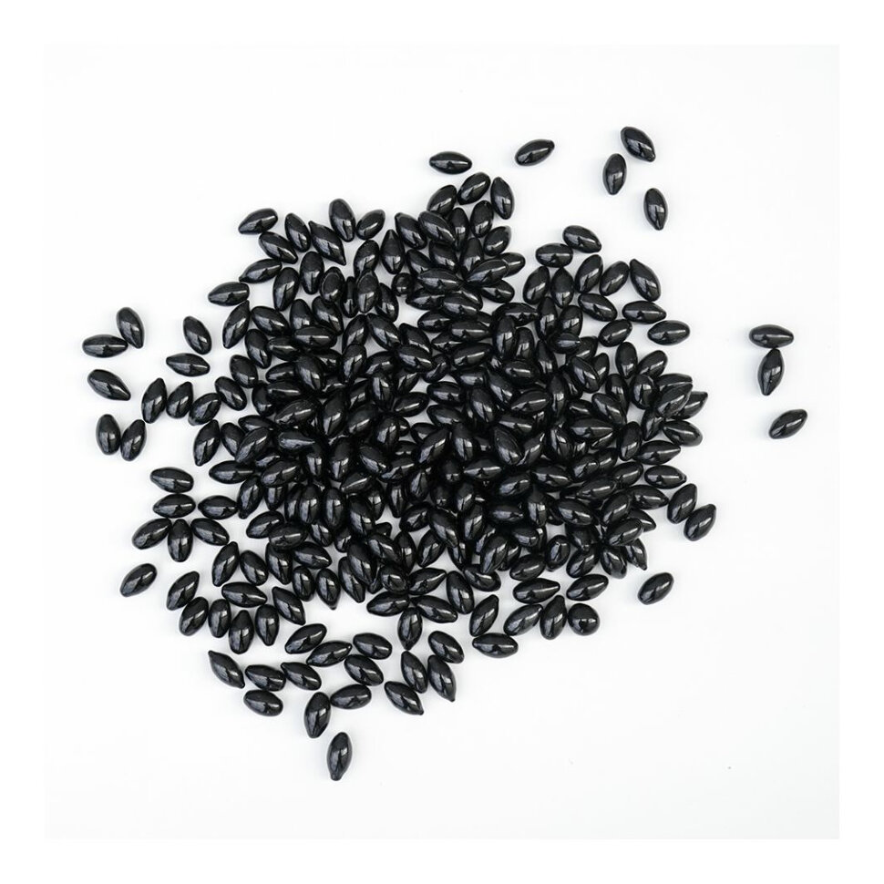 Декоративные элементы Kratki Fire Glass ГАЛЬКА черный (1 кг)