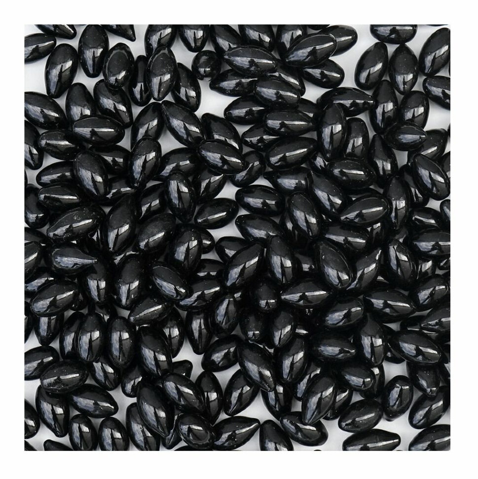 Декоративные элементы Kratki Fire Glass ГАЛЬКА черный (1 кг)