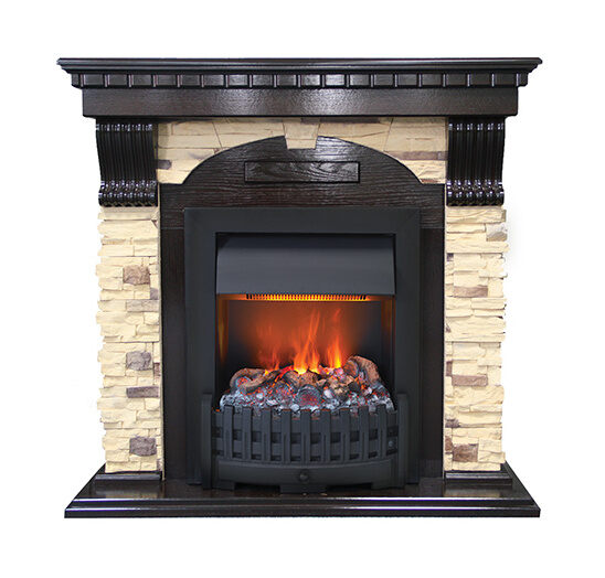 Портал Dublin арочный сланец (классика Opti-Myst и Optiflame)