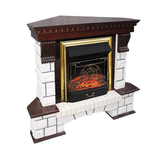 Портал Pierre Luxe угловой (классика) белый