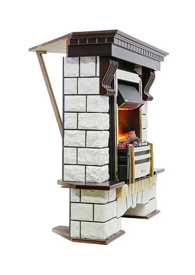 Портал Pierre Luxe угловой (классика) белый