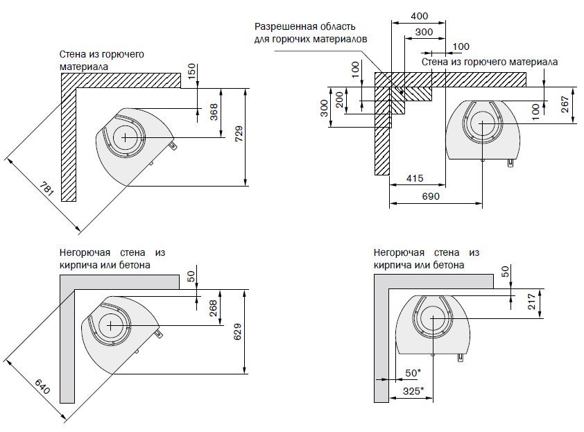 Печь-камин Contura 35T:2