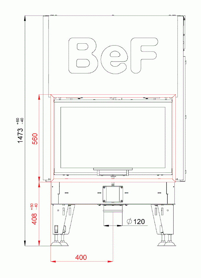 Каминная топка BeF Aquatic WH V 80