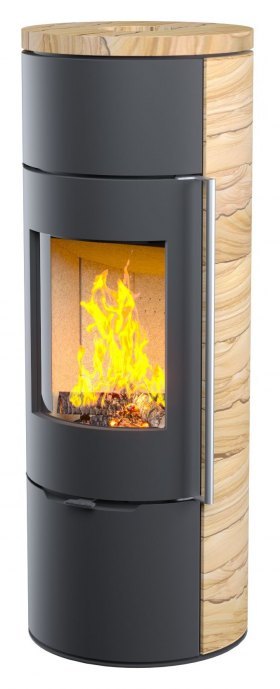 Печь-камин Астов R1.0 L К Песчаник