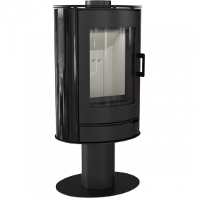 Печь-камин Kratki Koza AB S/N/O Kafel Czarny