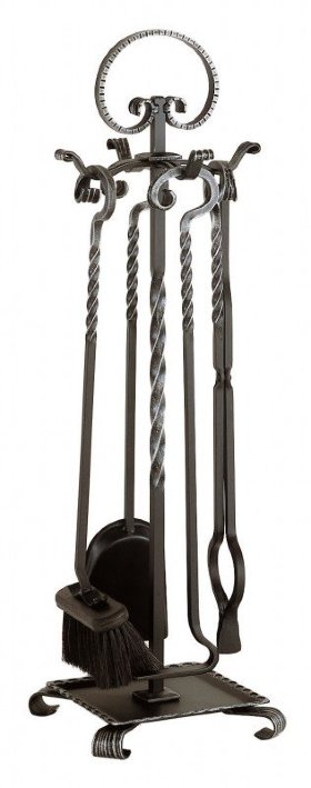 Набор каминный Heibi 52036-026 (Schwarz Antik)