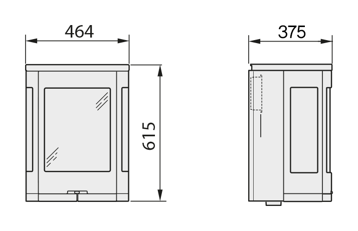 Печь-камин Contura 850W:5
