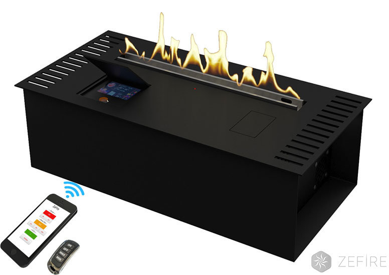 Биокамин автоматический ZeFire M 600 с ДУ