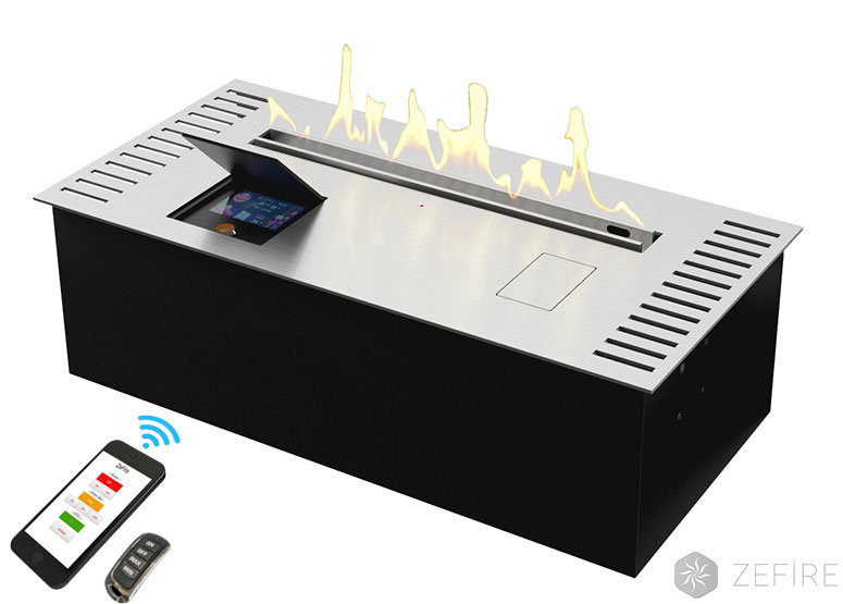 Биокамин автоматический ZeFire M 600 с ДУ